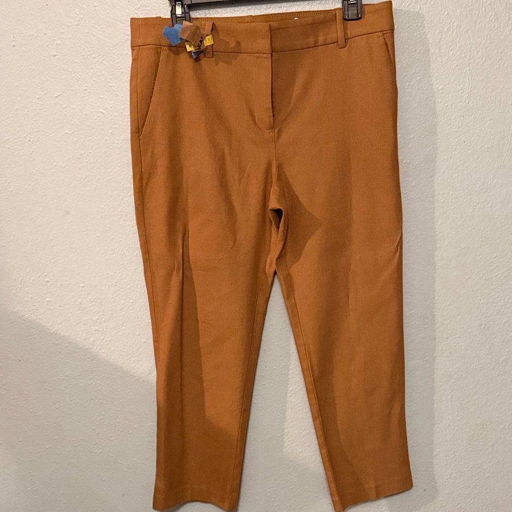 LOFT Women's Cropped Pants - Burnt Orange